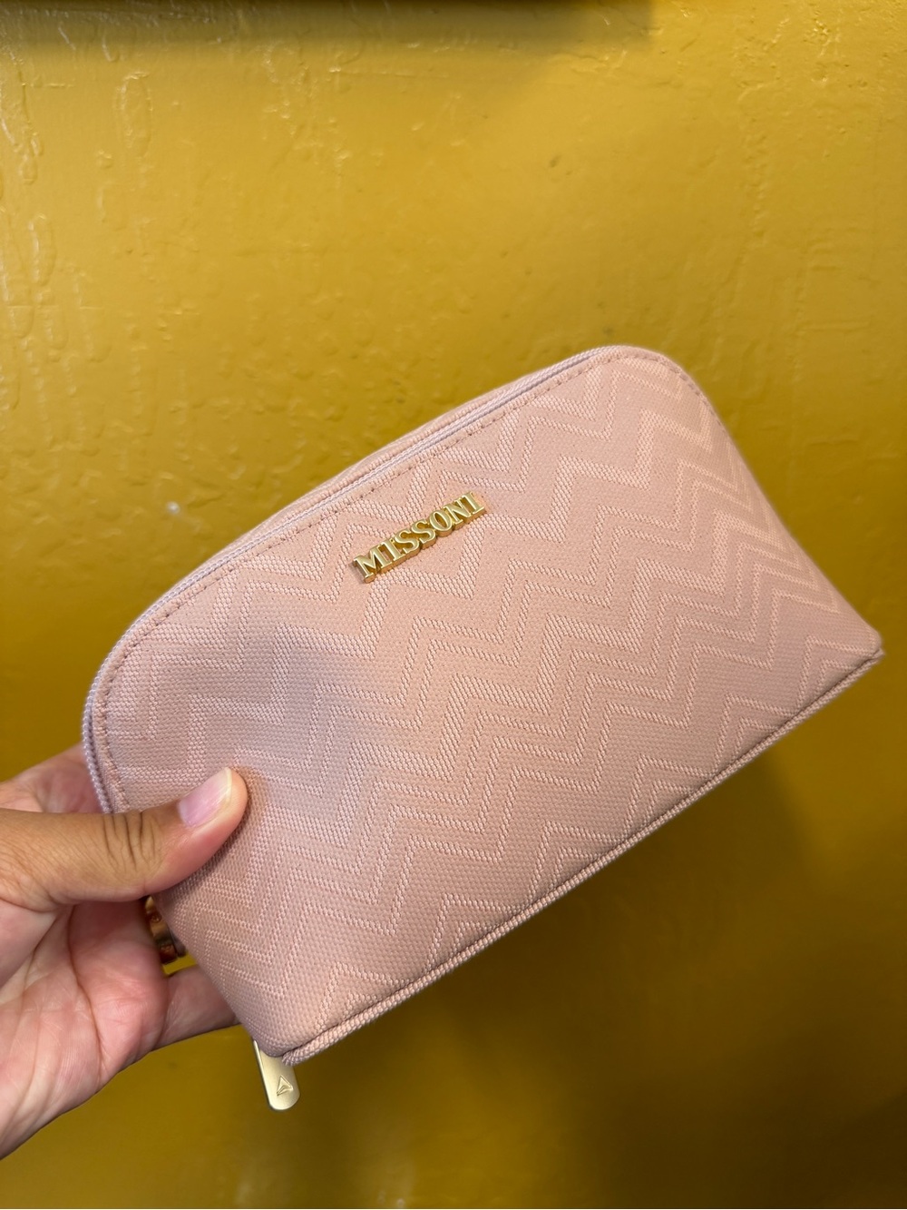 Unopened Missoni Pink Chevron Amenity Kit